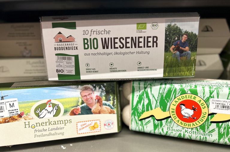 Regionale Eiervielfalt in den Kutsche-Märkten