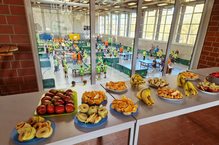 Obst und Gemüse für ein gesundes Frühstück