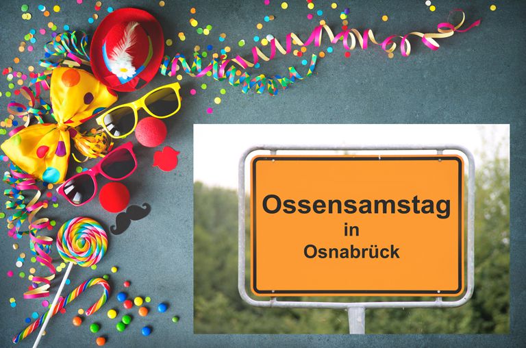 Karneval: gro´ßer Umzug am Ossensamstag in Osnabrück