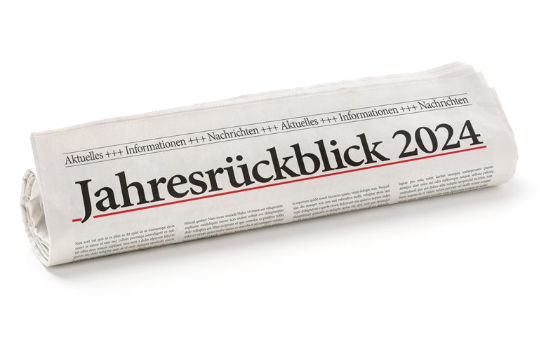 Jahresrückblick 2024 in Form einer Tageszeitung