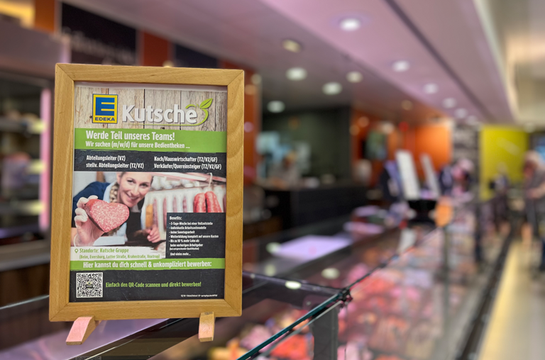 Überall zu finden. Der einfach Weg, sich in den Kutsche-Märkten als Mitarbeiter zu bewerben