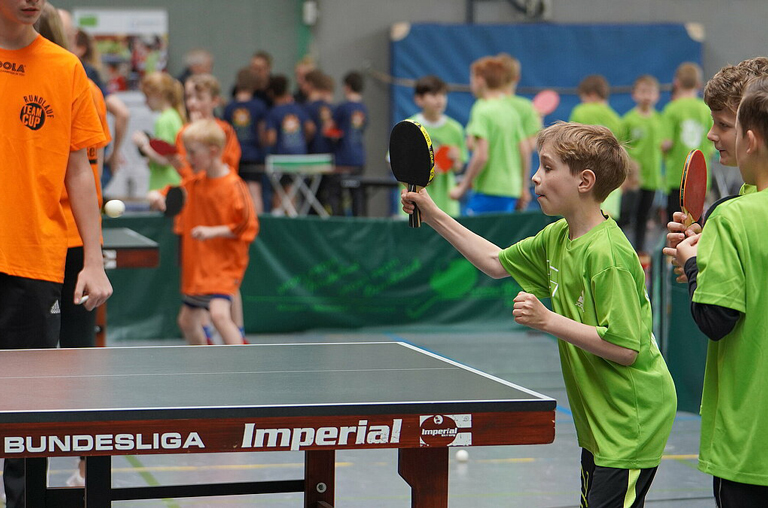 Aktiv vor Ort beim 14. Tischtennis-Rundlauf-Team-Cup