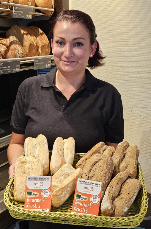 Brote und Brötchen der Aktion"Hand in Hand helfen"