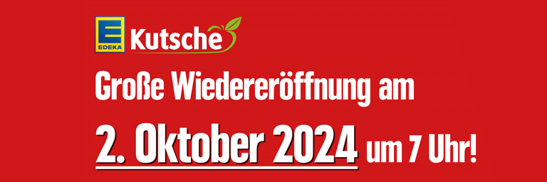 Banner zur Wiedereröffnung