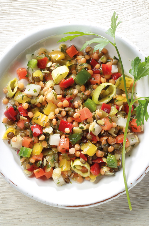 Feinkost-Salate von Kühlmann - hier Bunter Linsensalat