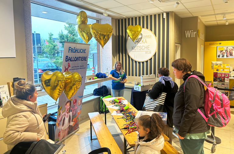 Buntes Kinderprogramm bei der Neueröffnung