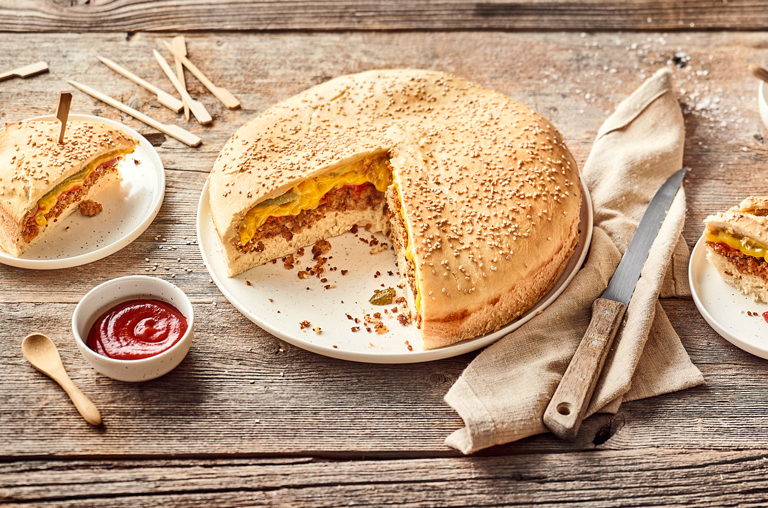 Cheeseburger-Kuchen