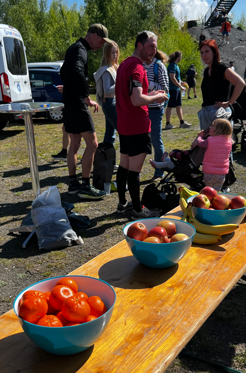 Obst für die Sportler des Osnabrücker Gipfelsturms
