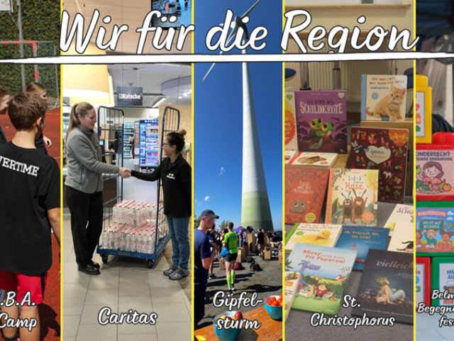 Wir für die Region – bunt gespendet