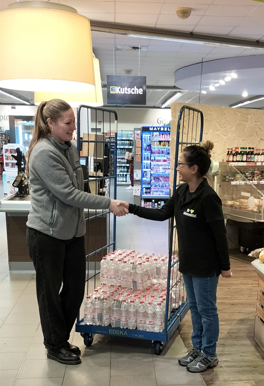 Wasserspende Caritas